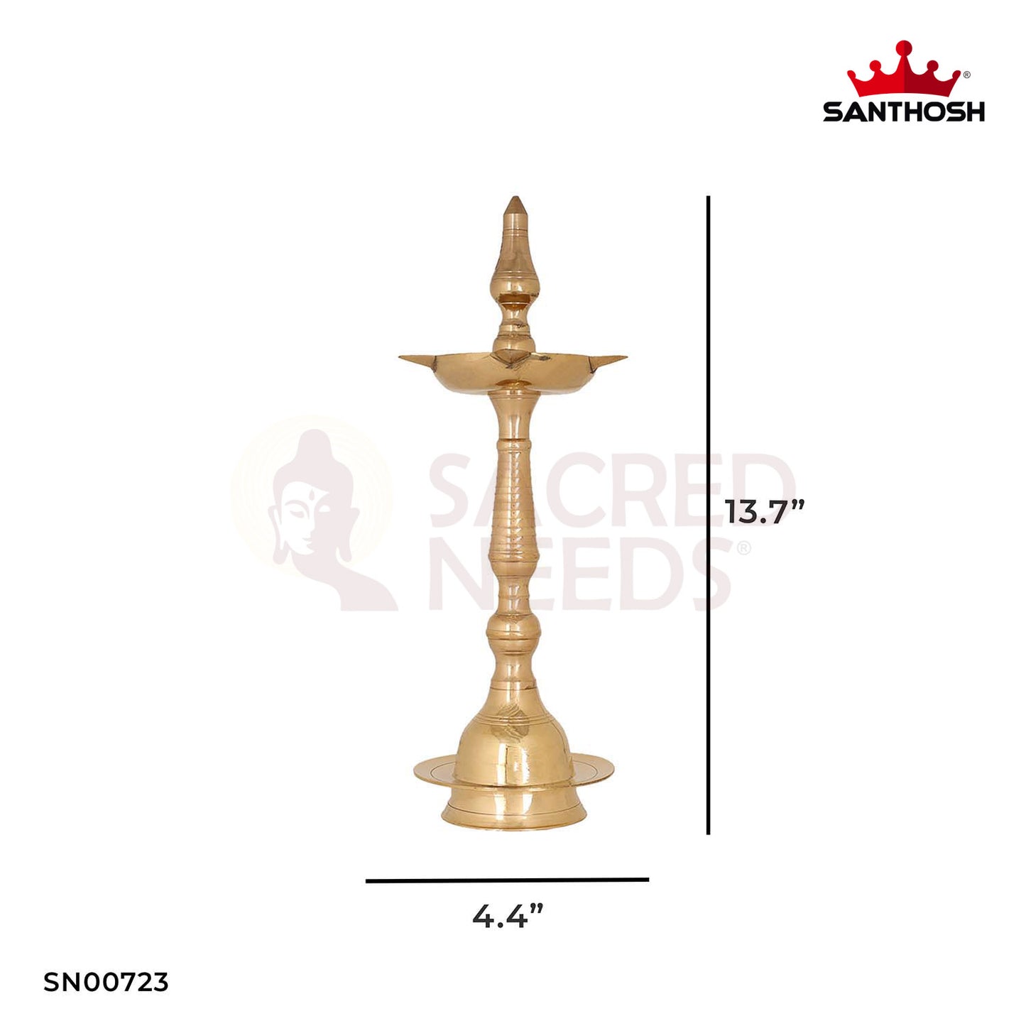 BRASS KERALA FANCY VILAKKU