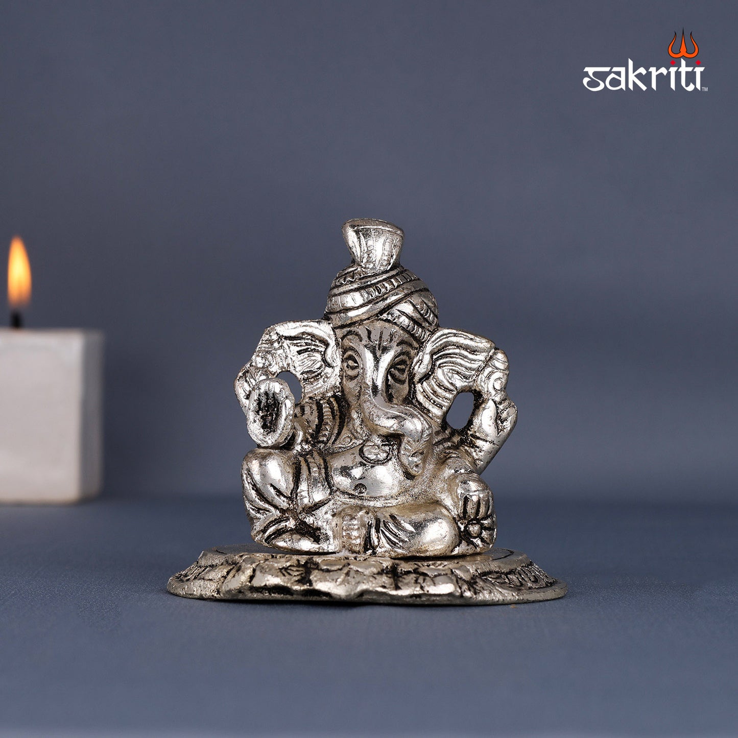 ALUMINIUM PAGDI GANESHA