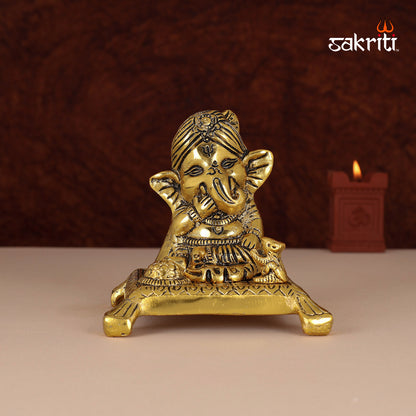 ALUMINIUM LADDU GANESHA