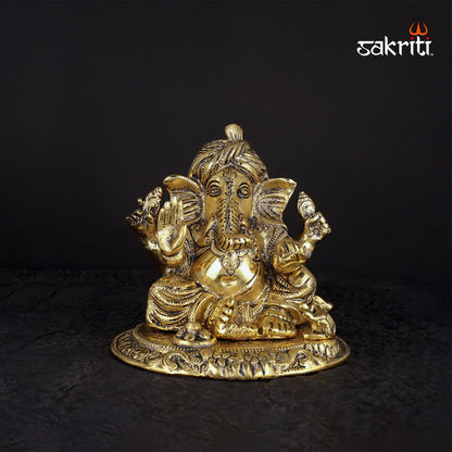 ALUMINIUM PAGDI GANESHA