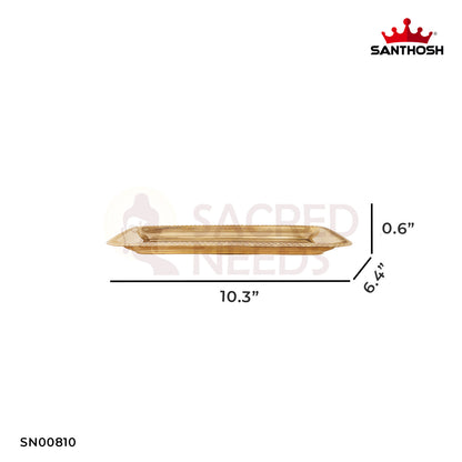 BRASS ICC RECTANGLE ETCHING TRAY