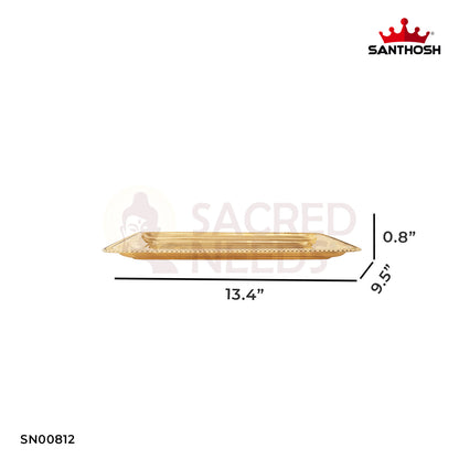 BRASS ICC RECTANGLE ETCHING TRAY