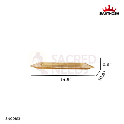 BRASS ICC RECTANGLE ETCHING TRAY