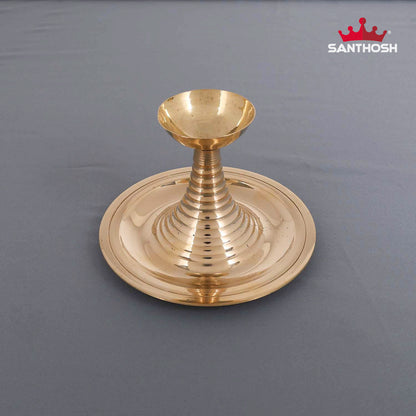 BRASS KAPOOR PLATE ARTI