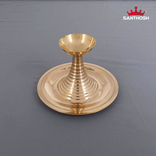 BRASS KAPOOR PLATE ARTI