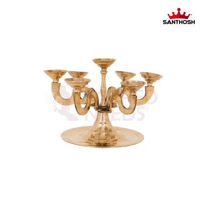 BRASS KAPOOR PLATE ARTI(7FACE)