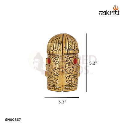 Aluminium Ram Darbar – 5.2 Inch Height | Ram Darbar Figurine for Temple, Pooja & Decorative Purposes