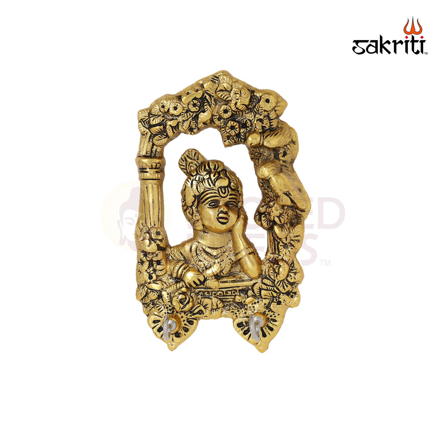 ALUMINIUM KRISHNA KEY HOLDER