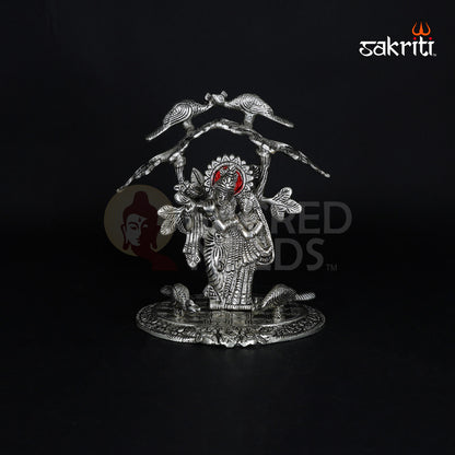 ALUMINIUM RADHA KRISHNA WITH TREE