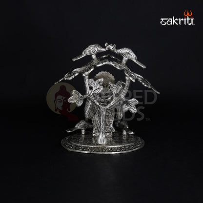 ALUMINIUM RADHA KRISHNA WITH TREE