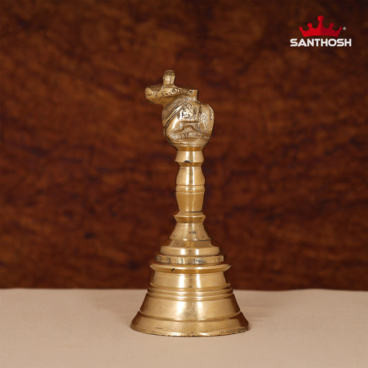 BRASS POOJA NANDHI BELL