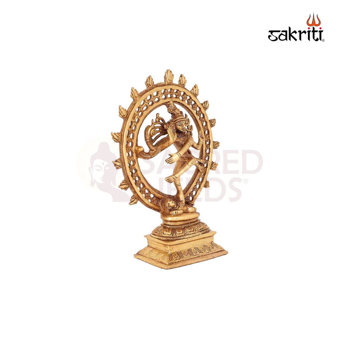 Brass Natrajar – 9.3 Inch Height | Nataraja Idol in Brass for Sacred Spaces & Worship