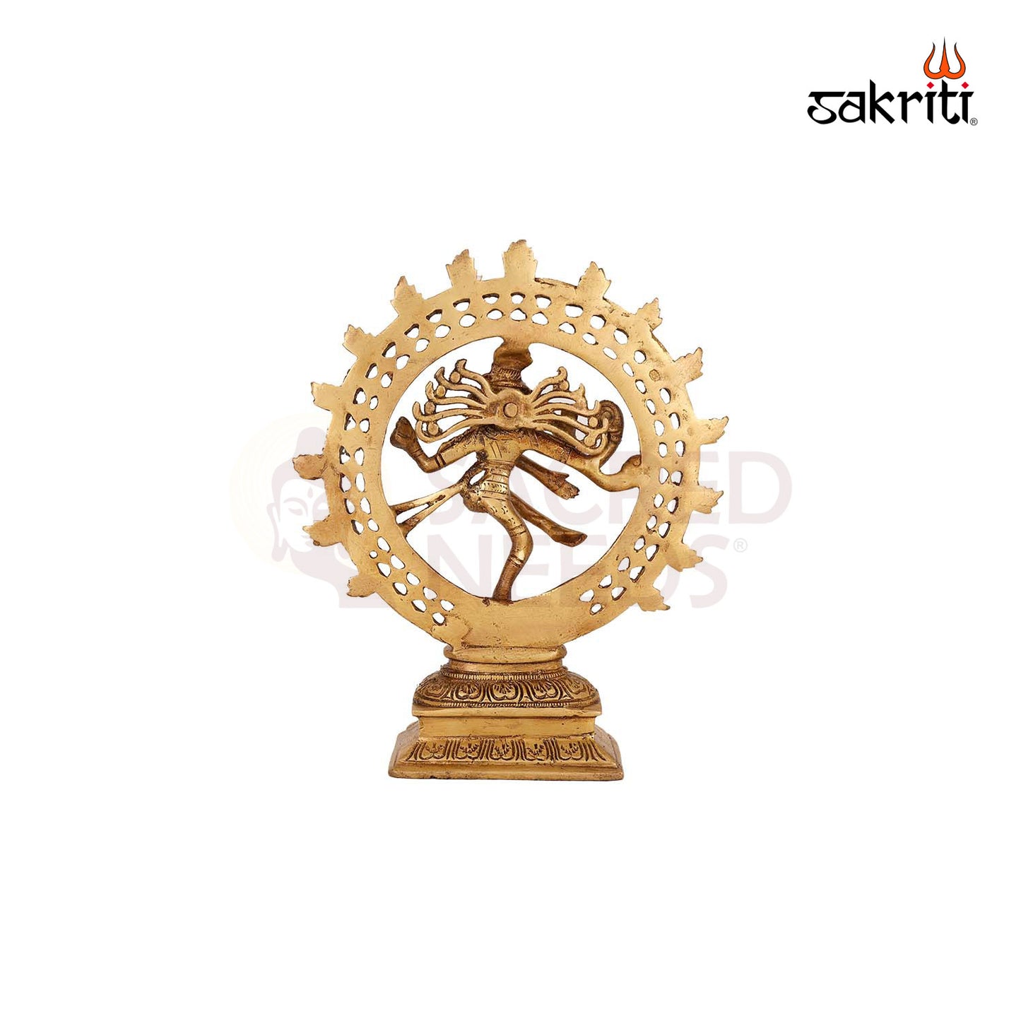 Brass Natrajar – 9.3 Inch Height | Nataraja Idol in Brass for Sacred Spaces & Worship
