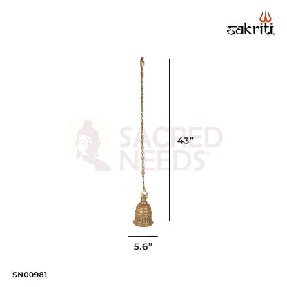 BRASS DASAVATHARAM HANGING BELL