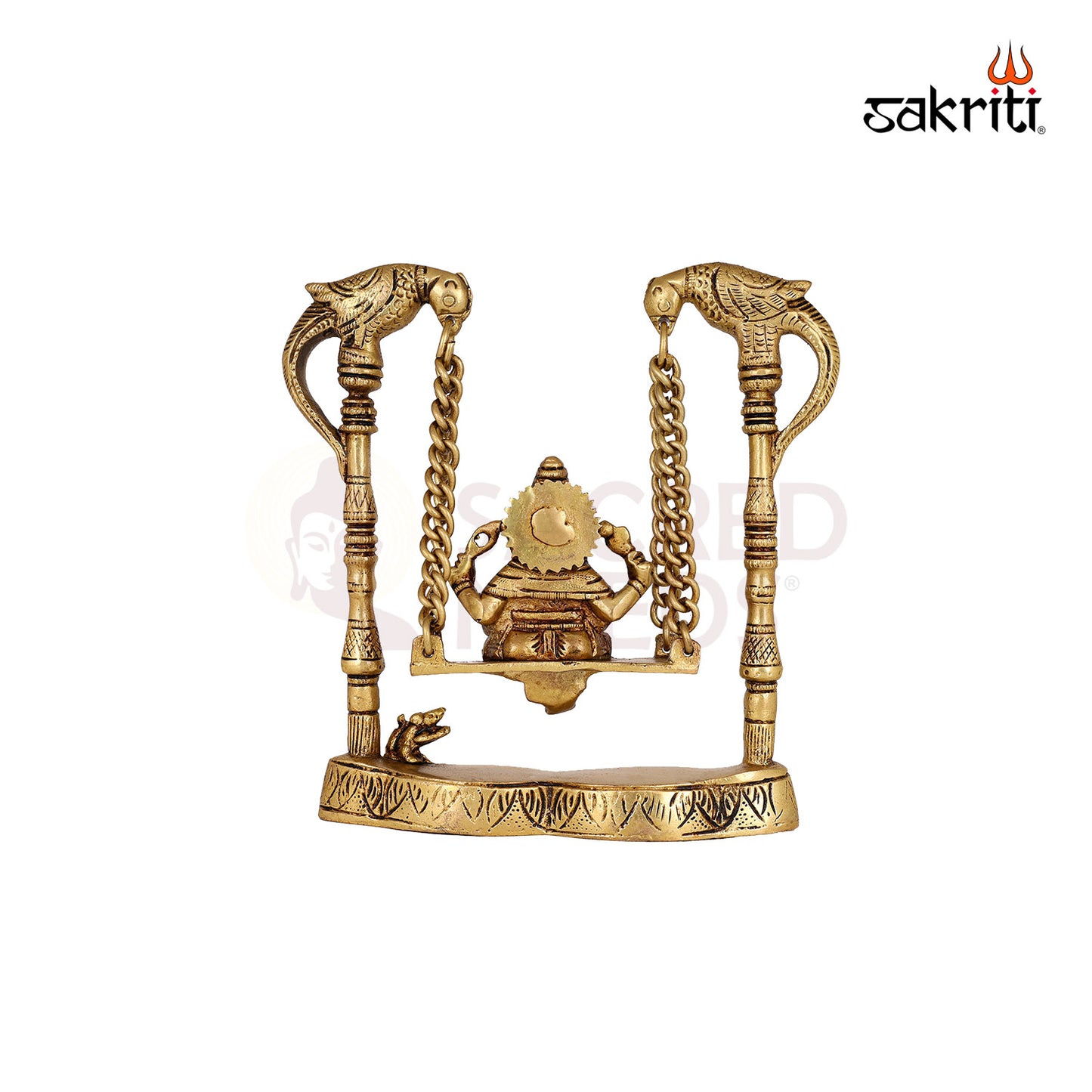 BRASS GANESHA WITH JHULA