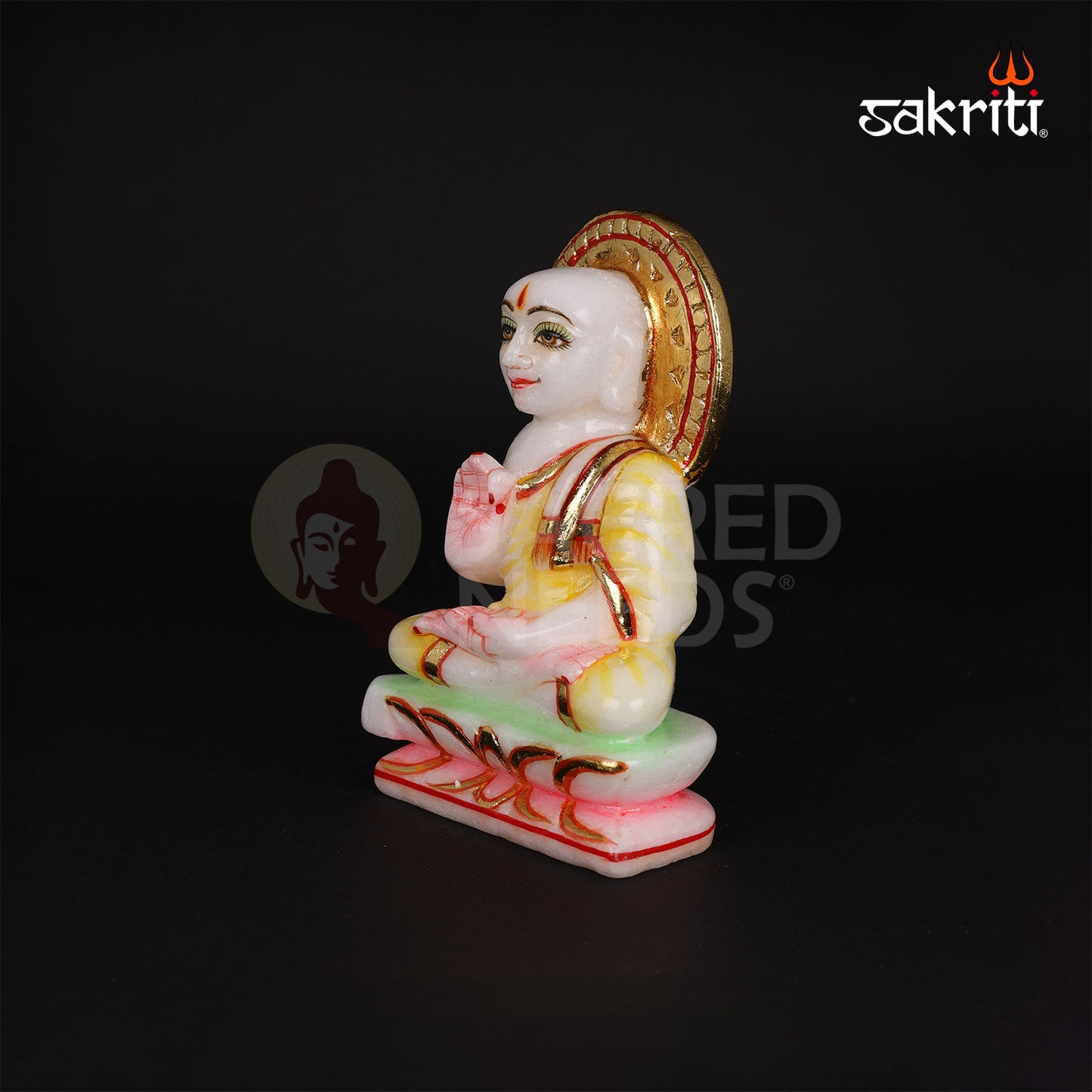 Marble Jain Tirthankar – 5.1 Inch Height | White Marble Jain Tirthankar Statue for Pooja