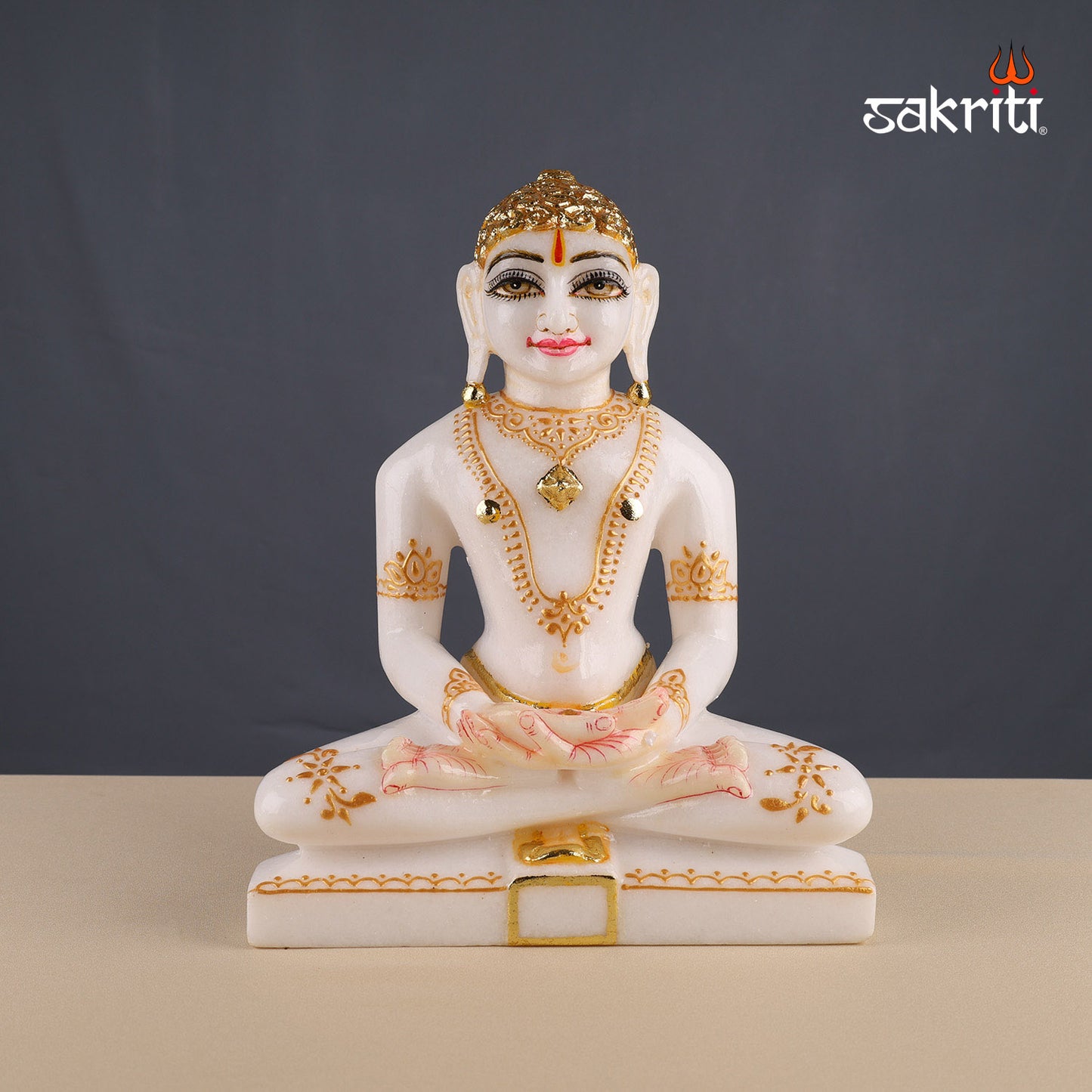 MARBLE JAIN TIRTHANKAR - RED