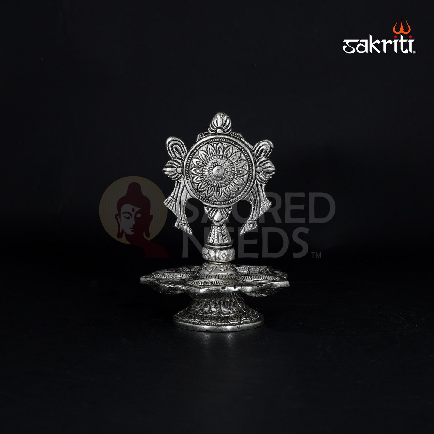 ALUMINIUM CHAKRA DEEPAM