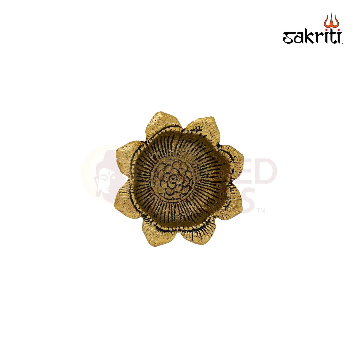 ALUMINIUM FLOWER DEEPAM