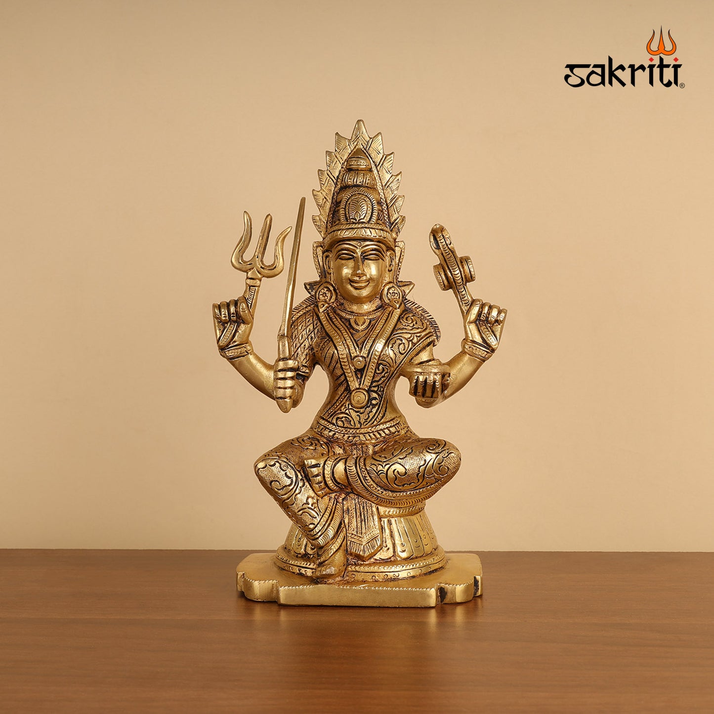 Pure Brass,Mari Amman,Muthmari Amman,Amman,Devi,Statue,Temple,Pooja Room,Home Decor,Gift.