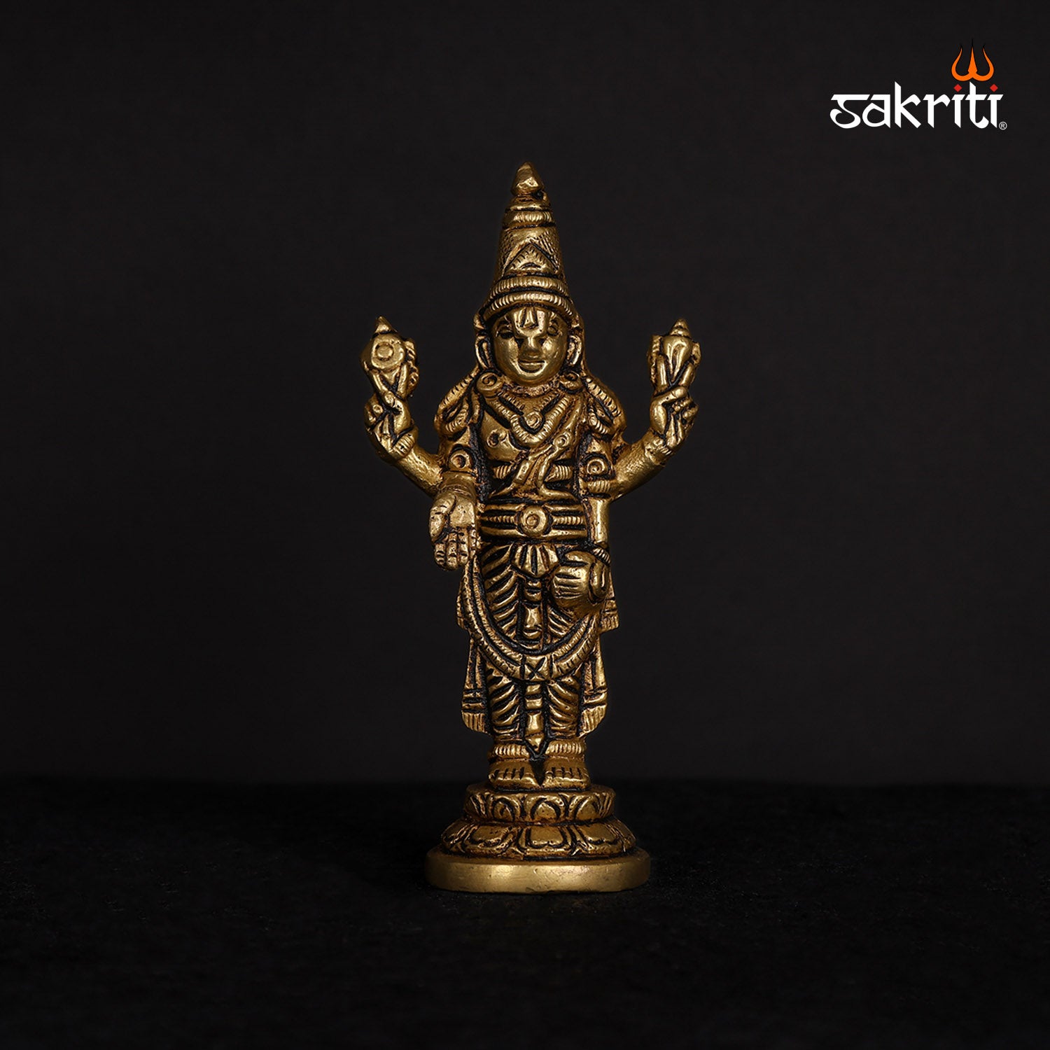 Pure Brass, Balaji,Perumal,Statue,Temple,Pooja Room,Home Decor,Gift