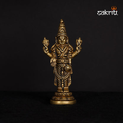 Pure Brass, Balaji,Perumal,Statue,Temple,Pooja Room,Home Decor,Gift