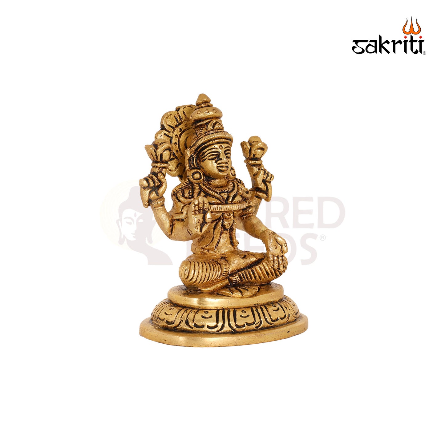 BRASS LAKSHMI WITH OVAL BASE