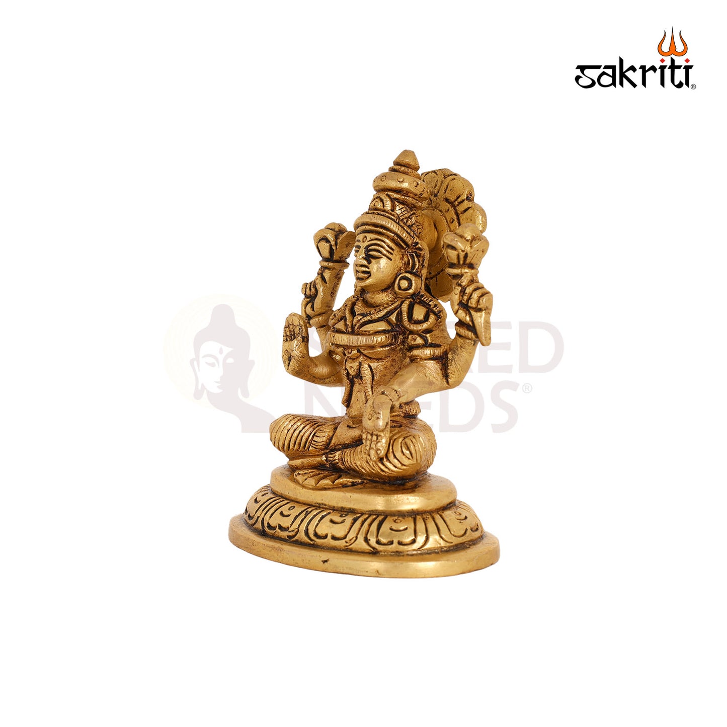 BRASS LAKSHMI WITH OVAL BASE