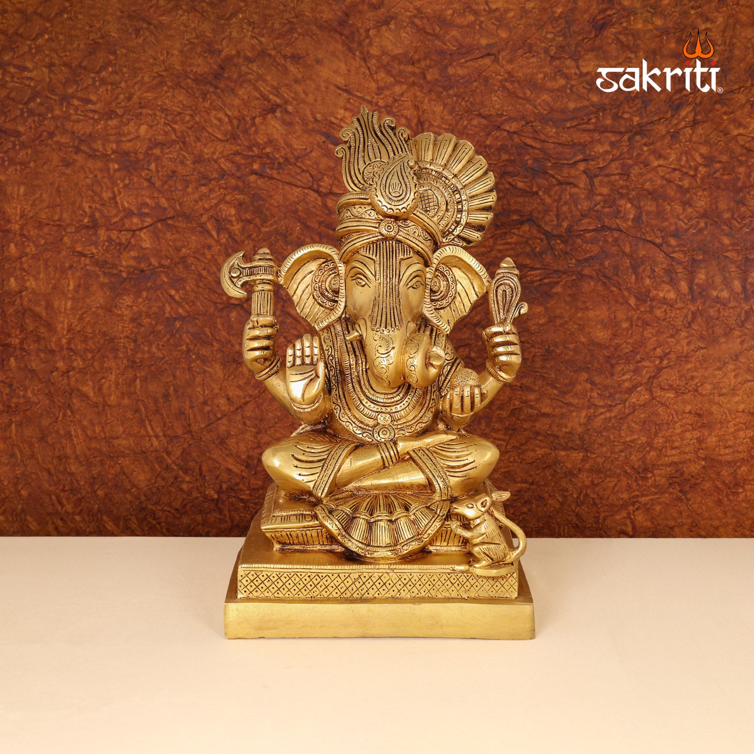 Pure Brass,Ganesh,Vinayagar,Ganapathi,Statue,Temple,Pooja Room, Home 
Decore,Gift..