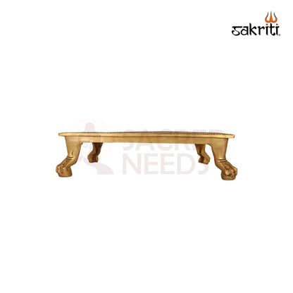 BRASS RECTANGLE TABLE