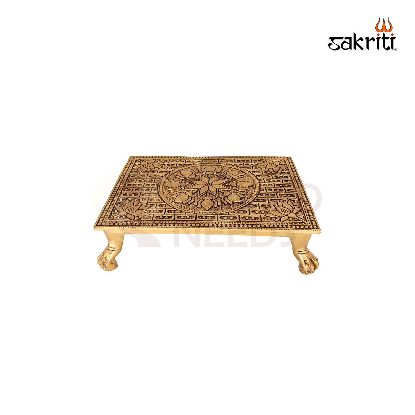 BRASS RECTANGLE TABLE