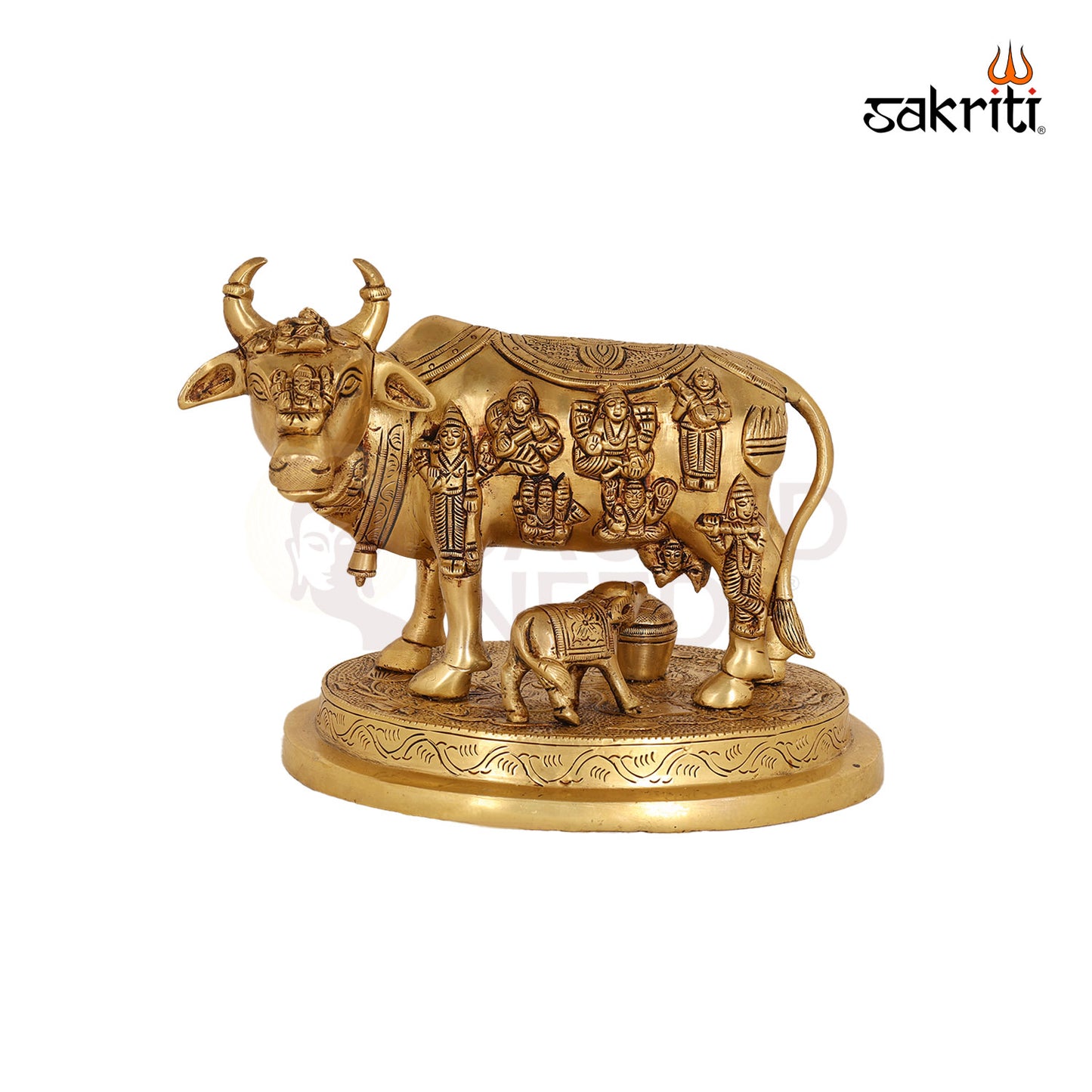 BRASS COW&CALF