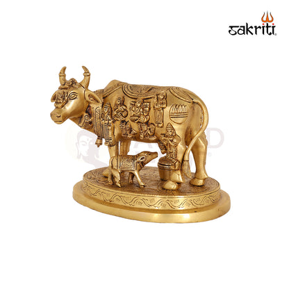 BRASS COW&CALF