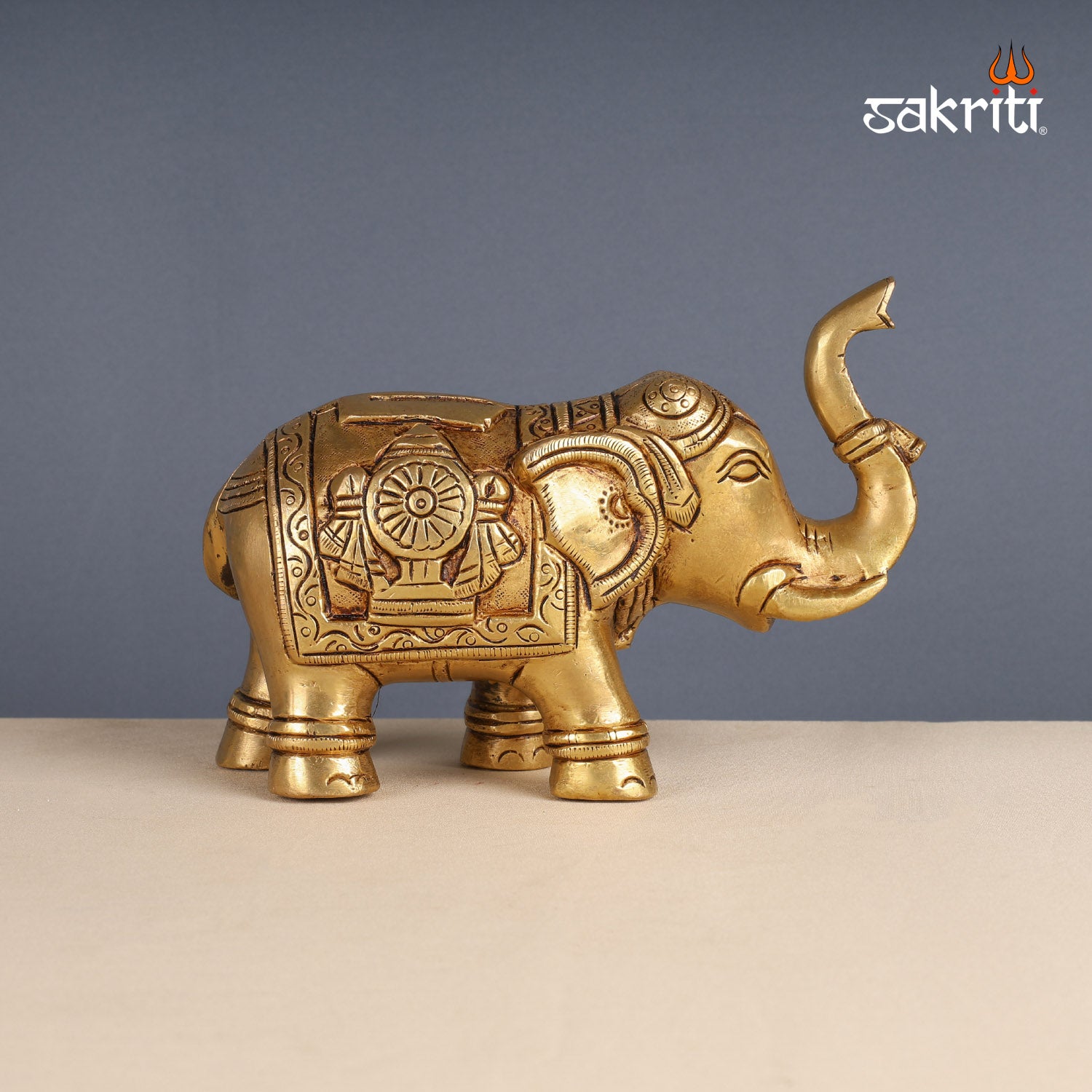 Pure Brass,Elephant,Pooja Room,Home Decor,Gift.