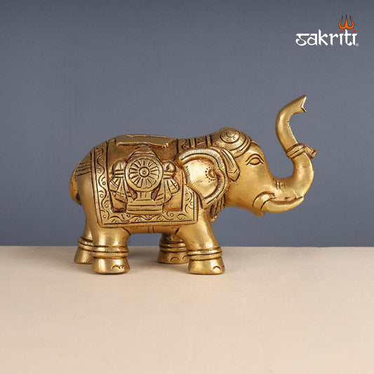 Pure Brass,Elephant,Pooja Room,Home Decor,Gift.