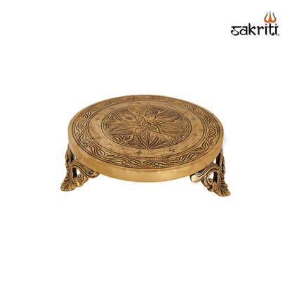 BRASS ROUND TABLE