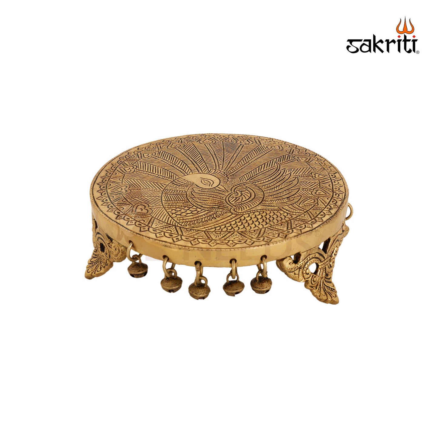 BRASS ROUND TABLE