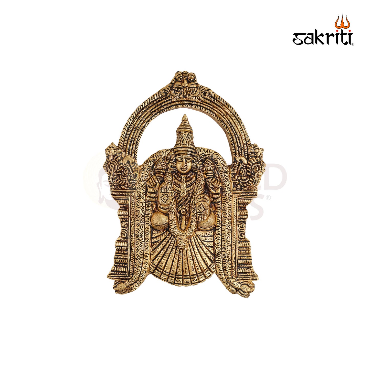 BRASS PADMAVATHI WALL MOUNTED PLATE