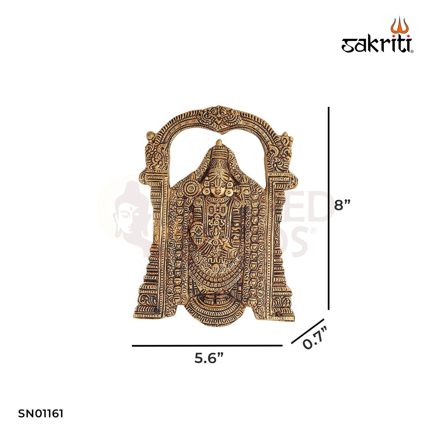 BRASS BALAJI WITH ARCH