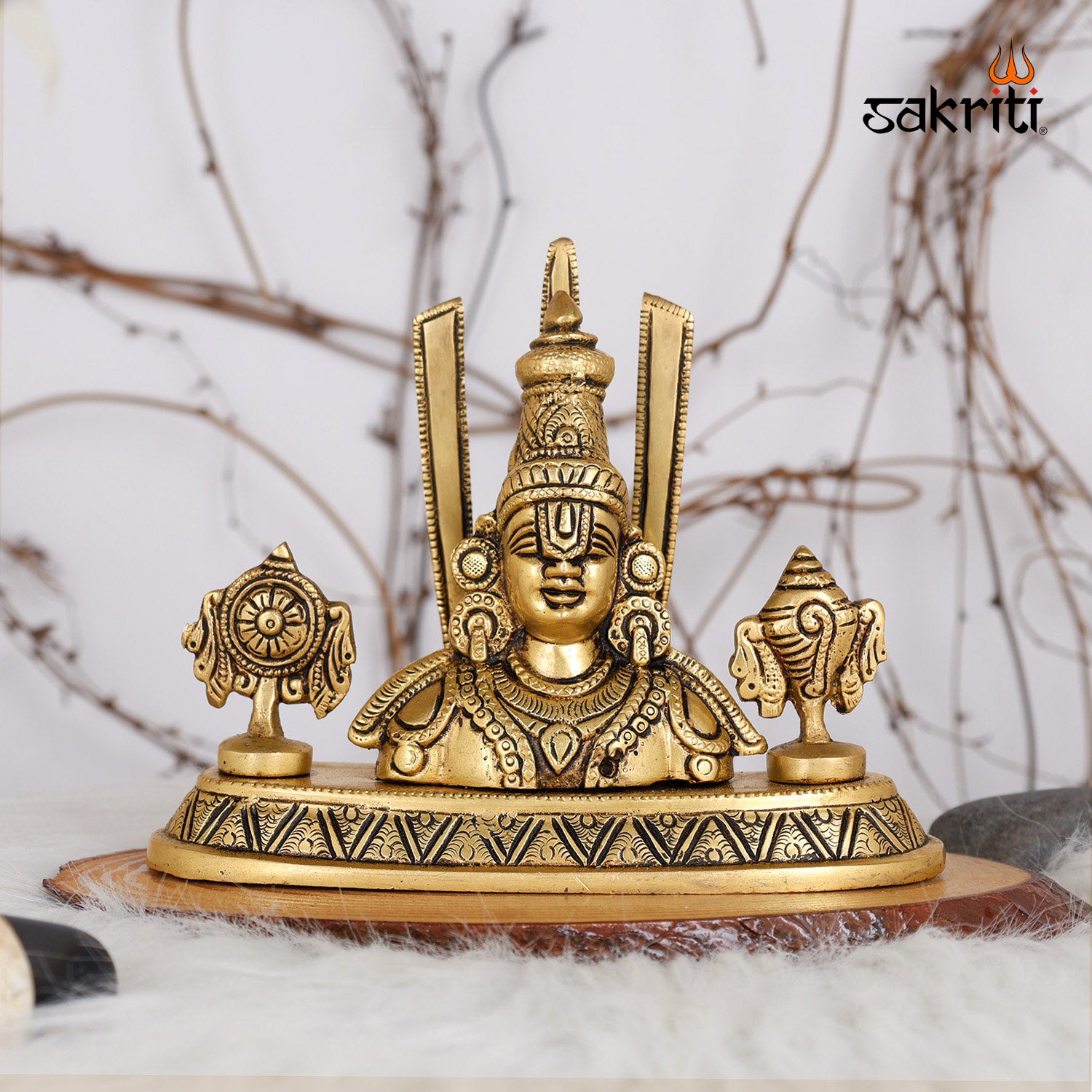 Pure Brass, Balaji,Perumal,Statue,Temple,Pooja Room,Home Decor,Gift