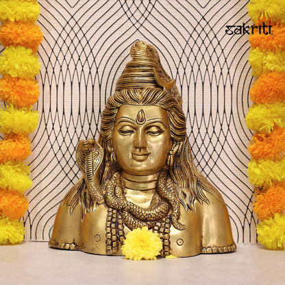 Pure Brass,Shivan,Shiva,Statue,Temple,Pooja Room,Home Decor,Gift.