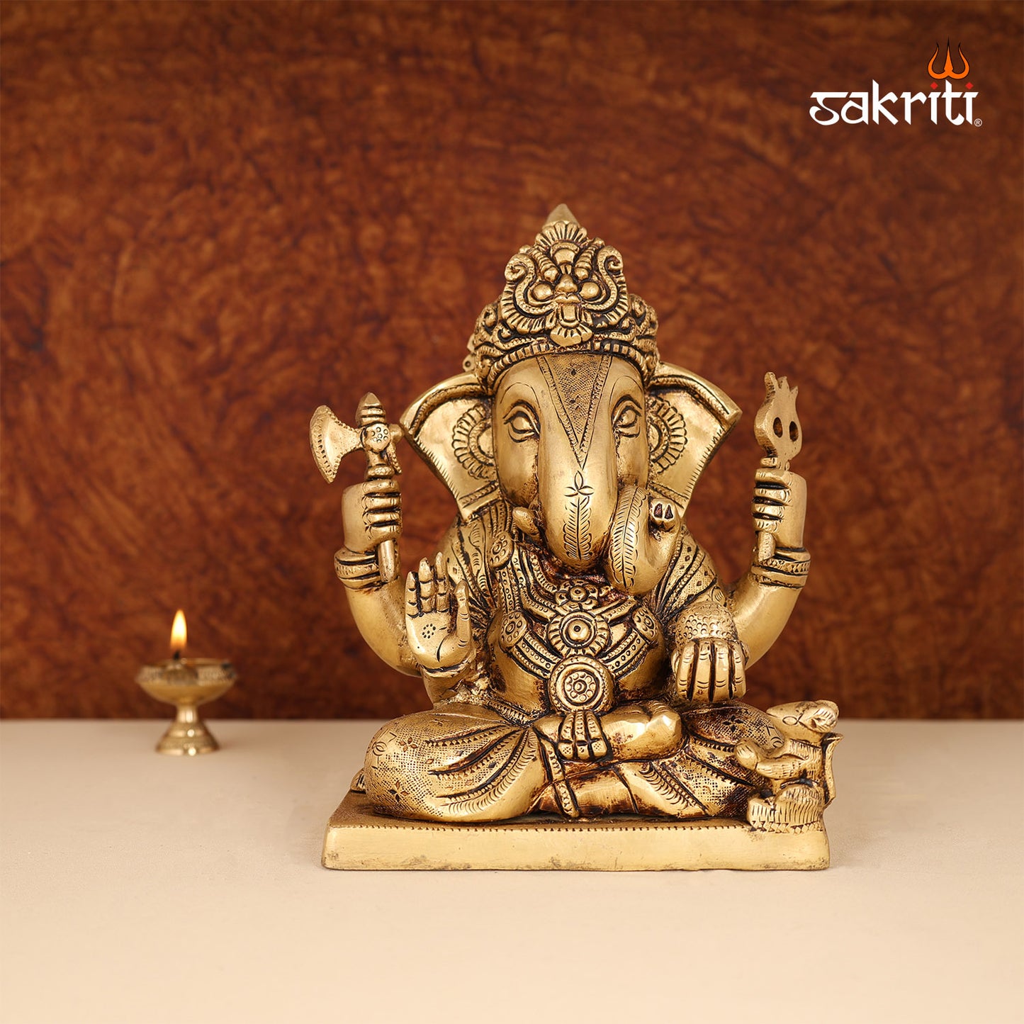 Pure Brass,Ganesh,Vinayagar,Ganapathi,Statue,Temple,Pooja Room, Home 
Decore,Gift..