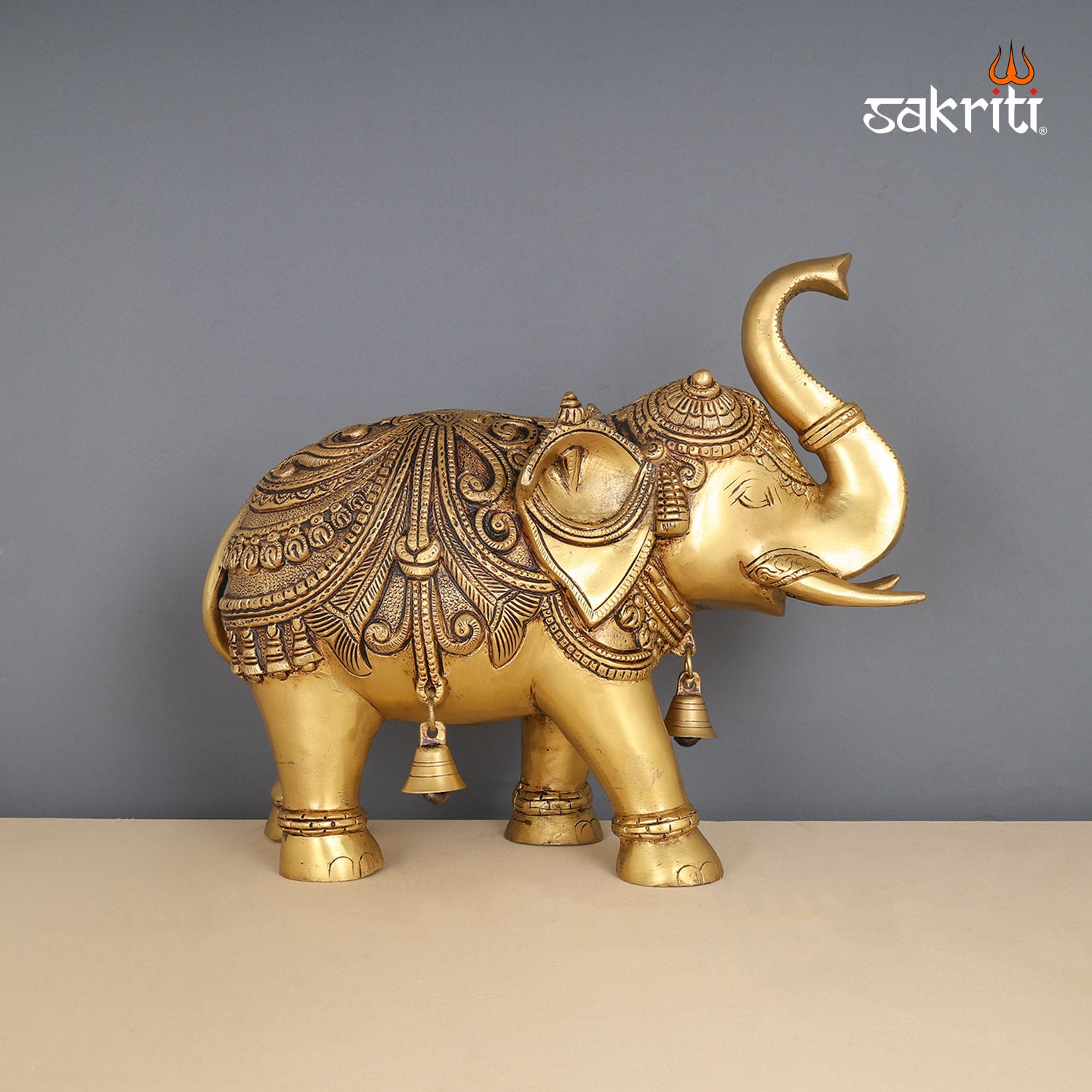 Pure Brass,Elephant,Pooja Room,Home Decor,Gift.