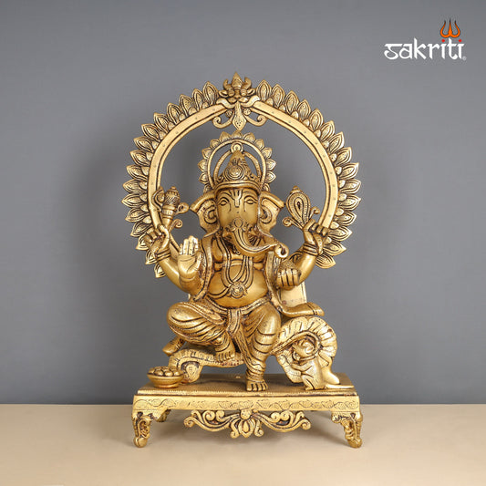 Pure Brass,Ganesh,Vinayagar,Ganapathi,Statue,Temple,Pooja Room, Home 
Decore,Gift..