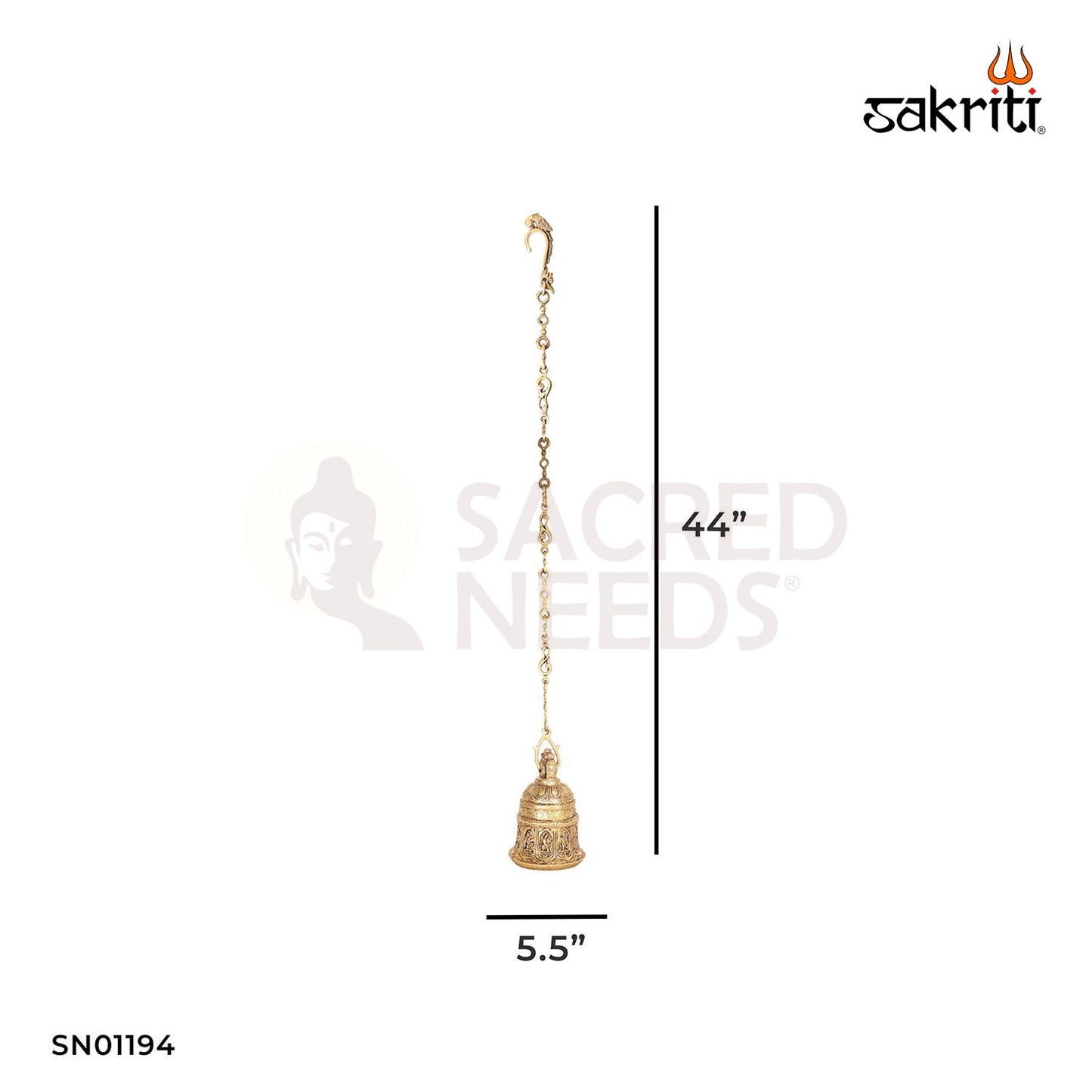 BRASS DASAVATHARAM HANGING BELL