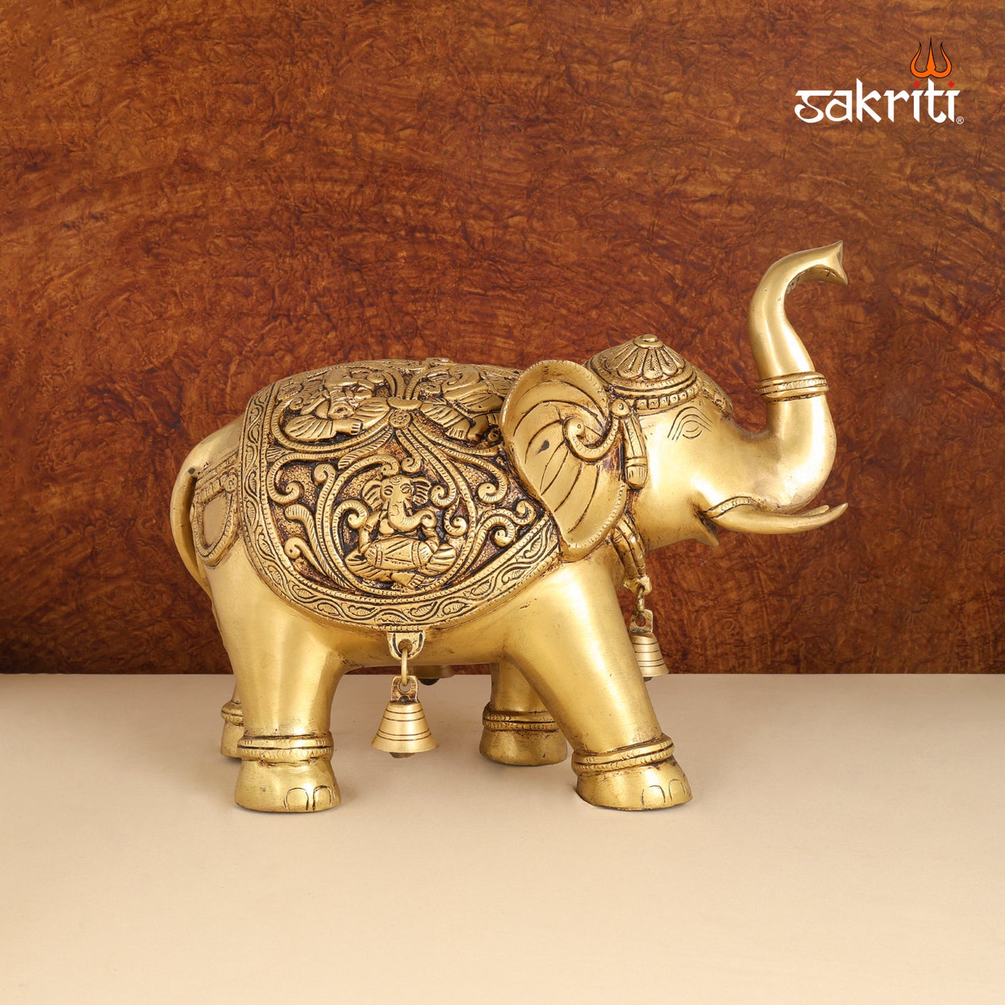 Pure Brass,Elephant,Pooja Room,Home Decor,Gift.