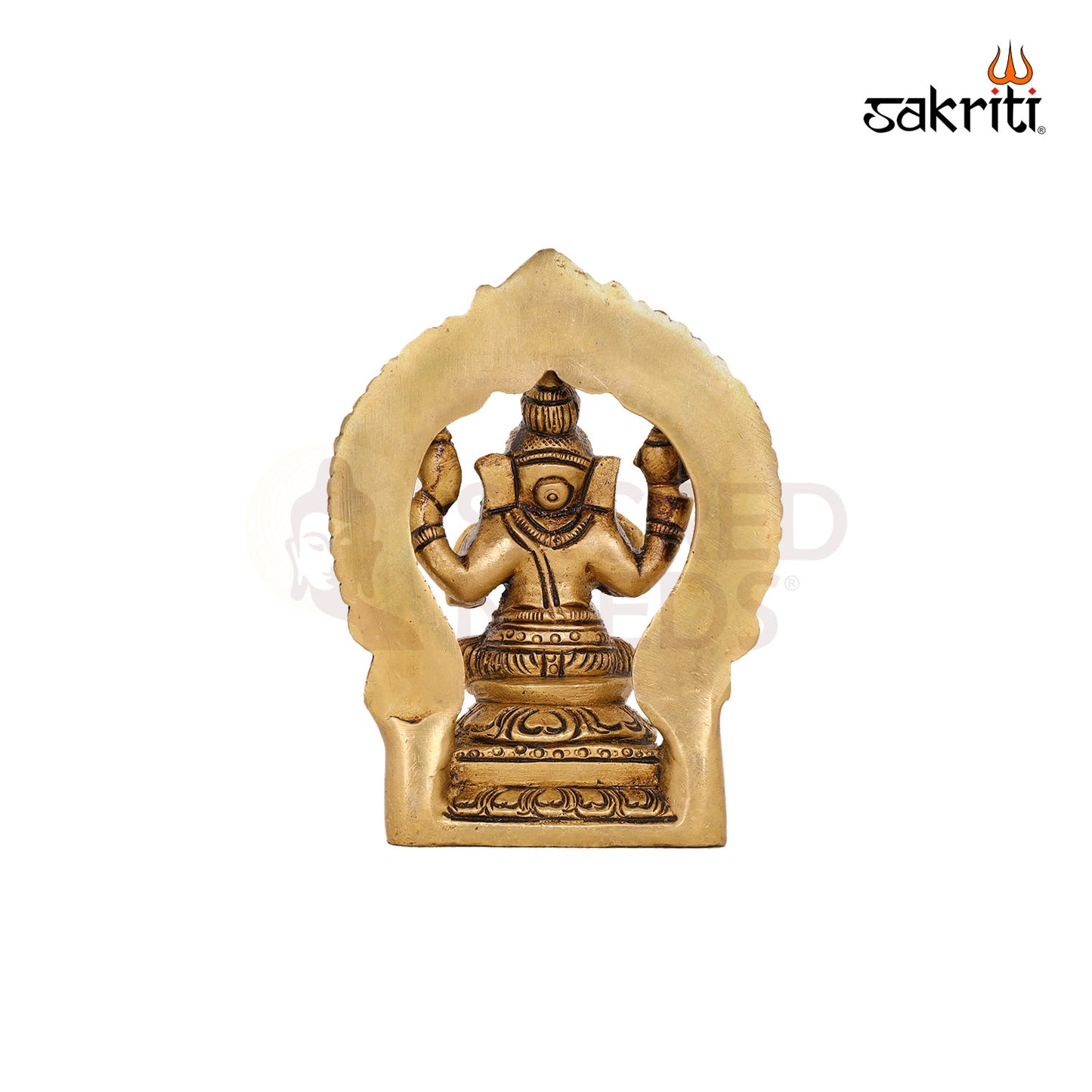 BRASS GANESHA WITH ARCH