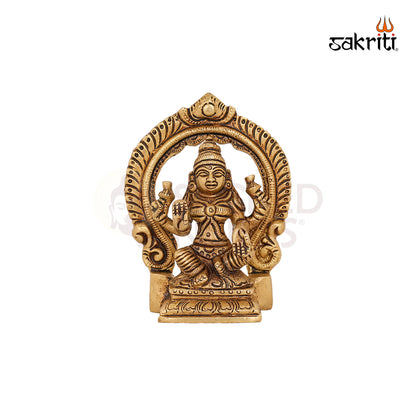 BRASS LAKSHMI WITH ARCH