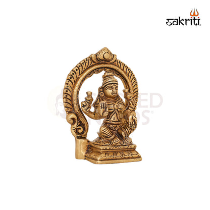 BRASS LAKSHMI WITH ARCH