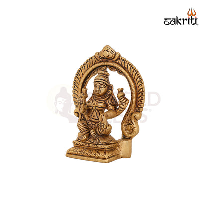 BRASS LAKSHMI WITH ARCH